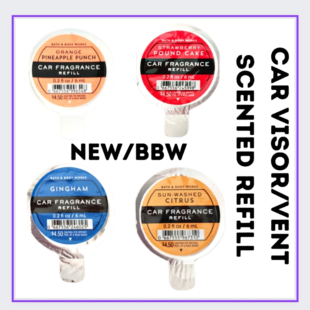 🔥SCENT REFILLS FOR BBW VENT & VISOR CLIPS **YOU PICK 1**
